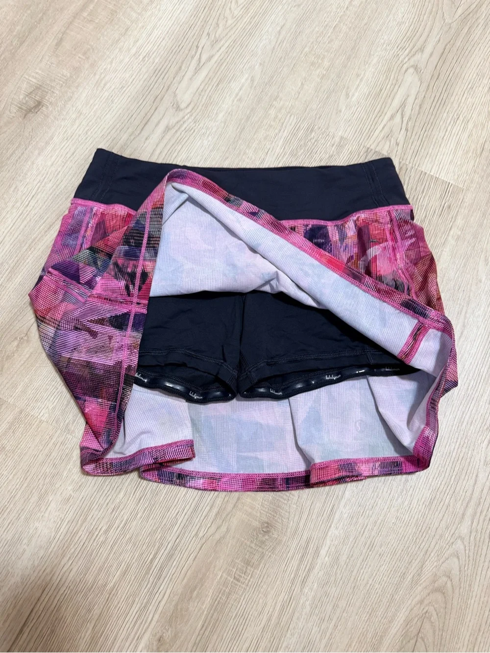 Lululemon Pace Rival Skirt Sun Dazed Multi Pink Size 4 Tall